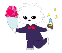 I love a dog and a cat sticker #5193483