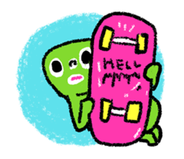 Hamburger lunch set sticker #5193622