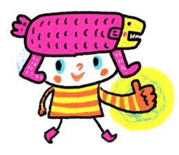 Hamburger lunch set sticker #5193627