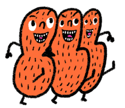 Hamburger lunch set sticker #5193628