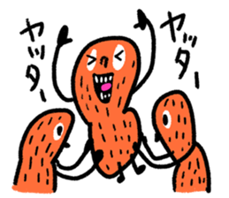 Hamburger lunch set sticker #5193630