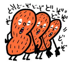 Hamburger lunch set sticker #5193635