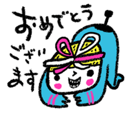 Hamburger lunch set sticker #5193638