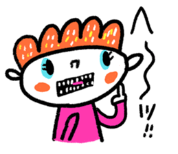 Hamburger lunch set sticker #5193641