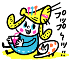 Hamburger lunch set sticker #5193651