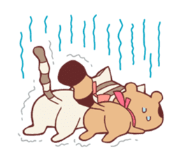 Cattsuyama and Ponkichi. sticker #5195115