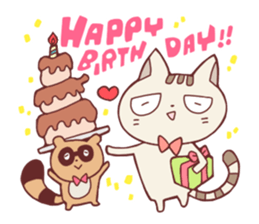 Cattsuyama and Ponkichi. sticker #5195127