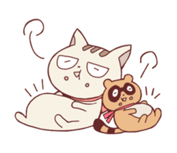 Cattsuyama and Ponkichi. sticker #5195128