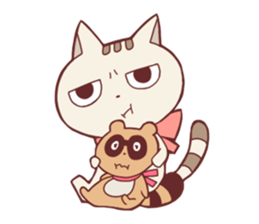 Cattsuyama and Ponkichi. sticker #5195144