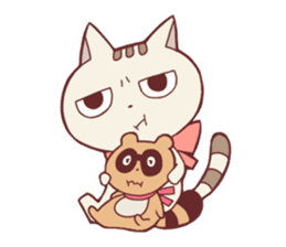 Cattsuyama and Ponkichi. sticker #5195144