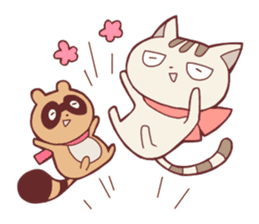 Cattsuyama and Ponkichi. sticker #5195147