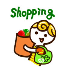 Daily life of the common girl sticker #5195168