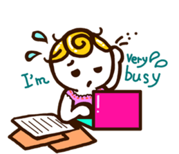 Daily life of the common girl sticker #5195180