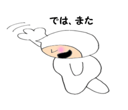 Beard old man3 Polite language version sticker #5195568