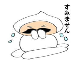 Beard old man3 Polite language version sticker #5195580