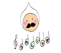 Beard old man3 Polite language version sticker #5195583