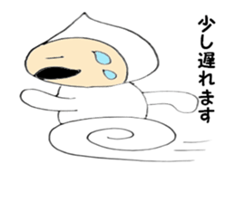 Beard old man3 Polite language version sticker #5195590