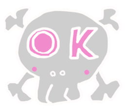 skull of japan everyday sticker #5195606