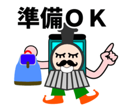 A steam locomotive sticker #5196012