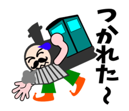 A steam locomotive sticker #5196022