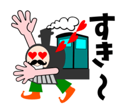 A steam locomotive sticker #5196028