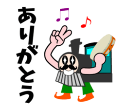 A steam locomotive sticker #5196037