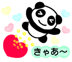 Love Love Panda you sticker #5196048