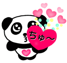 Love Love Panda you sticker #5196050