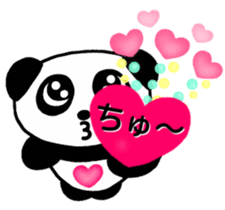 Love Love Panda you sticker #5196050