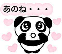 Love Love Panda you sticker #5196056