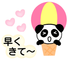 Love Love Panda you sticker #5196075