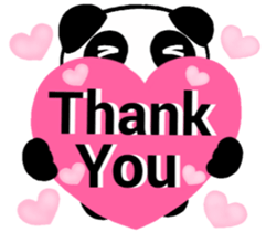 Love Love Panda you sticker #5196079