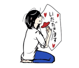 The daily life that is fool hair sticker #5196312