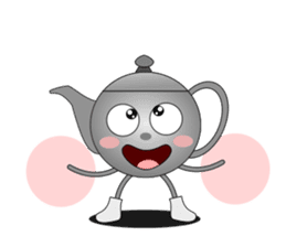 Teapot and tea cup sticker #5196686