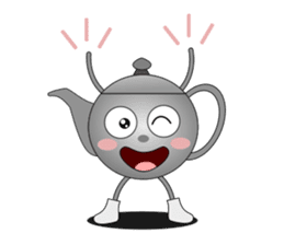 Teapot and tea cup sticker #5196688
