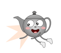Teapot and tea cup sticker #5196689