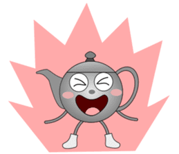 Teapot and tea cup sticker #5196691