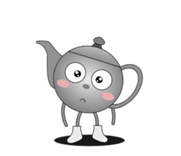 Teapot and tea cup sticker #5196692