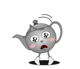 Teapot and tea cup sticker #5196693