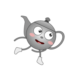 Teapot and tea cup sticker #5196704