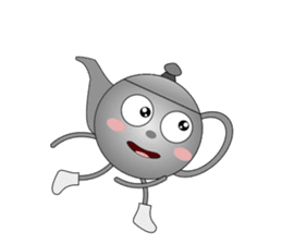 Teapot and tea cup sticker #5196704