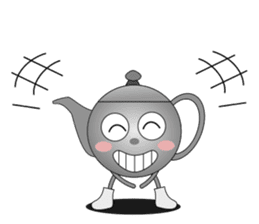 Teapot and tea cup sticker #5196705