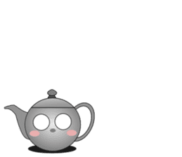 Teapot and tea cup sticker #5196707