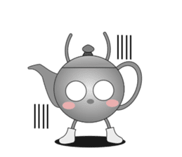 Teapot and tea cup sticker #5196708
