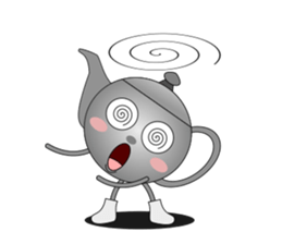 Teapot and tea cup sticker #5196709