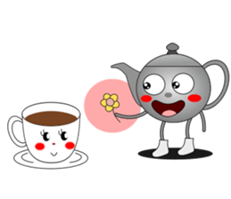 Teapot and tea cup sticker #5196713