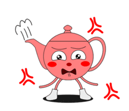 Teapot and tea cup sticker #5196721