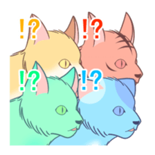 4-CATS OF EMOTIONS! sticker #5196920