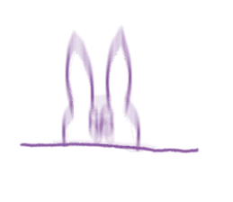 This is a rabbit of pewter sticker #5197463