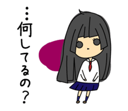 Japanese mantis girl sticker #5197484